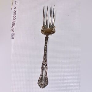 Vintage Rockford SP Co Rosemary Cold Meat Serving Fork 7 1/2”
